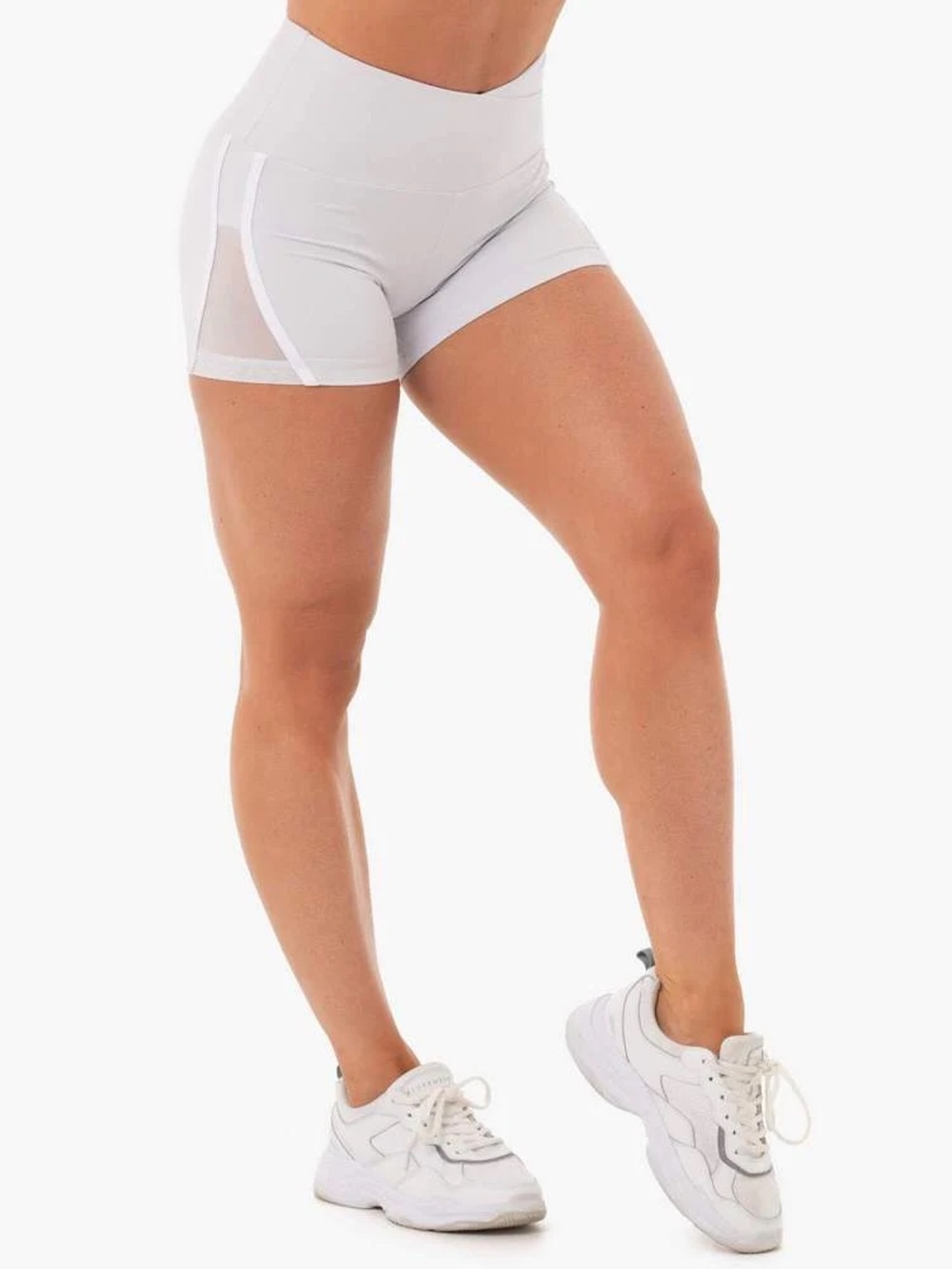 Ryderwear Collide High Waisted Booty Shorts sage green